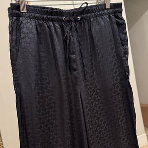 H&M Elegant Black Wide Leg Pants